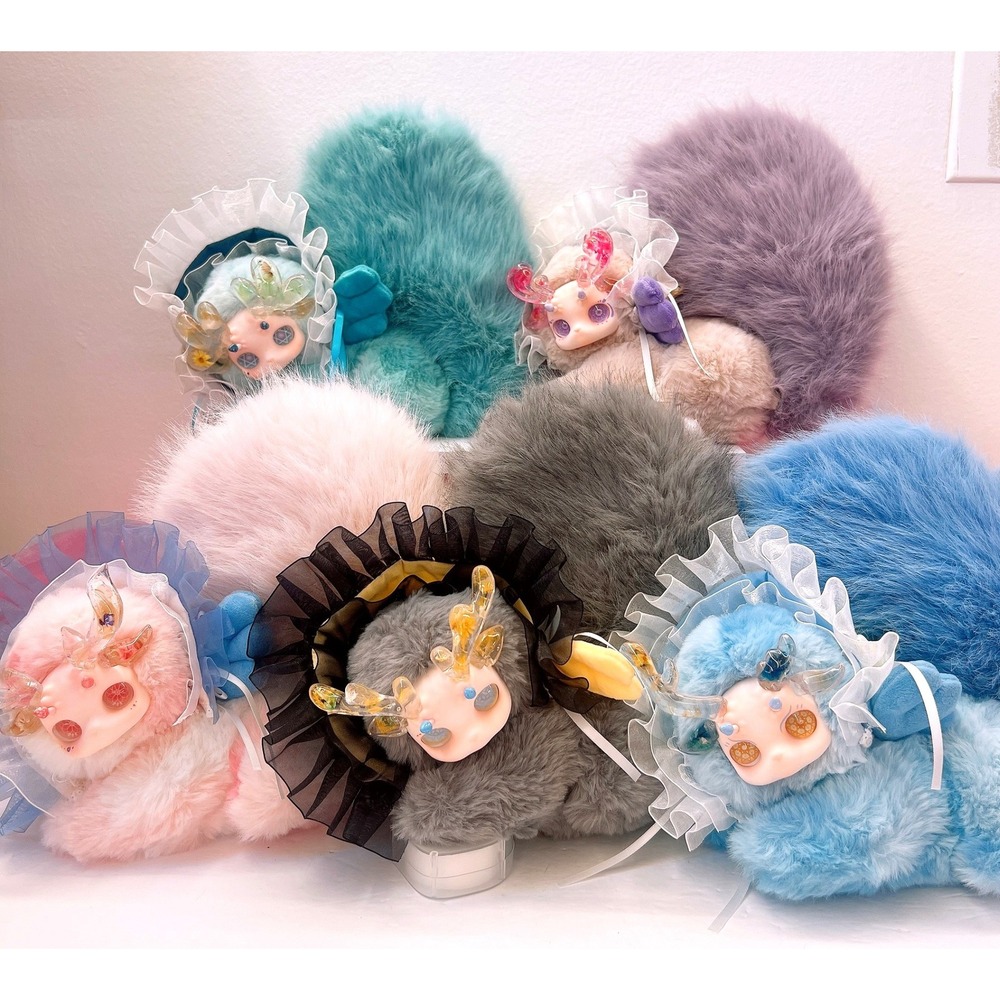 Gululu Deer in Bloom Series Bundle of 5 Fantasy Creature Plush Blind Box
